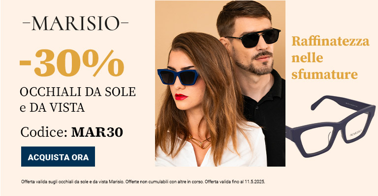 Marisio sconto occhiali da sole e da vista