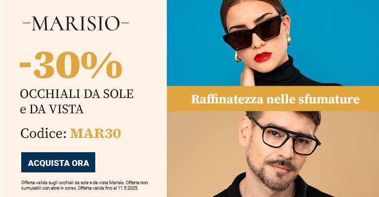Marisio sconto occhiali da sole e da vista