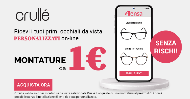 Occhiali da vista Crullé 1€