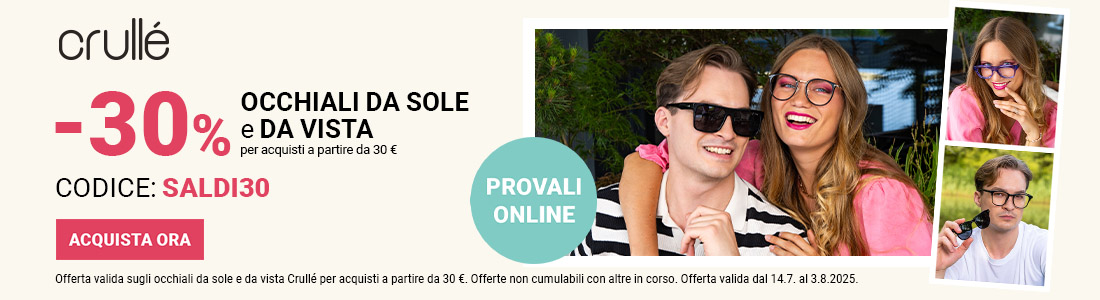 Occhiali Crullé -30% | Offerta occhiali Crullé