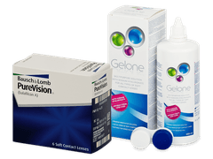 PureVision (6 lenti) + soluzione Gelone 360 ml