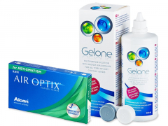 Air Optix for Astigmatism (6 lenti) + soluzione Gelone 360 ml