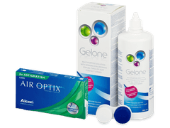 Air Optix for Astigmatism (6 lenti) + soluzione Gelone 360 ml