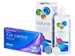 Air Optix Aqua Multifocal (6 lenti) + soluzione Gelone 360 ml