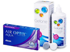 Air Optix Aqua Multifocal (6 lenti) + soluzione Gelone 360 ml