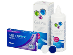 Air Optix Aqua Multifocal (6 lenti) + soluzione Gelone 360 ml