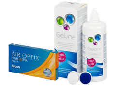 Air Optix Night and Day Aqua (6 lenti) + soluzione Gelone 360 ml