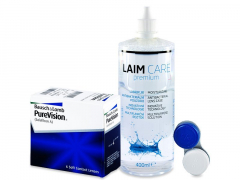 PureVision (6 lenti) + soluzione Laim-Care 400 ml