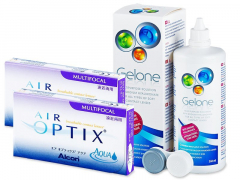 Air Optix Aqua Multifocal (2x 3 lenti) + soluzione Gelone 360 ml