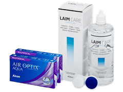 Air Optix Aqua Multifocal (2x 3 lenti) + soluzione Laim-Care 400 ml