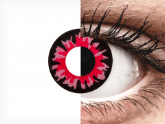 ColourVUE Crazy Lens - Red Volturi - non correttive (2 lenti)
