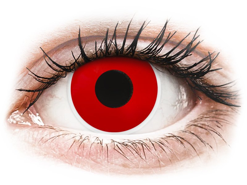 ColourVUE Crazy Lens - Red Devil - correttive (2 lenti)