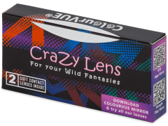 ColourVUE Crazy Lens - White Zombie - correttive (2 lenti)