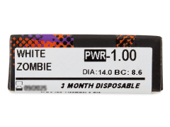 ColourVUE Crazy Lens - White Zombie - correttive (2 lenti)