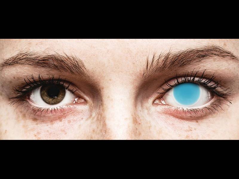 ColourVUE Crazy Glow Electric Blue - non correttive (2 lenti)