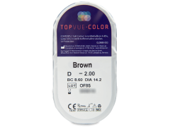 TopVue Color - Brown - correttive (2 lenti)