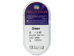 TopVue Color - Green - correttive (2 lenti)