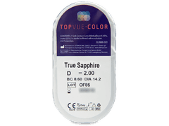 TopVue Color - True Sapphire - correttive (2 lenti)