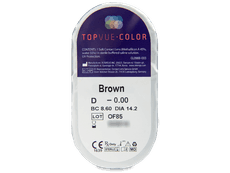 TopVue Color - Brown - non correttive (2 lenti)