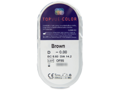 TopVue Color - Brown - non correttive (2 lenti)