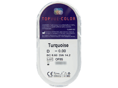 TopVue Color - Turquoise - non correttive (2 lenti)