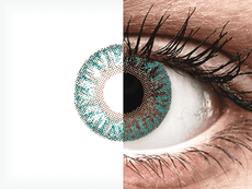 TopVue Color - Turquoise - non correttive (2 lenti)