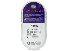 TopVue Color - Honey - non correttive (2 lenti)