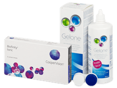 Biofinity Toric (6 lenti) + soluzione Gelone 360 ml