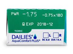 Dailies AquaComfort Plus Toric (30 lenti)