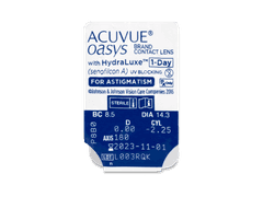 Acuvue Oasys 1-Day with HydraLuxe for Astigmatism (30 lenti)