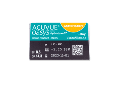 Acuvue Oasys 1-Day with HydraLuxe for Astigmatism (30 lenti)