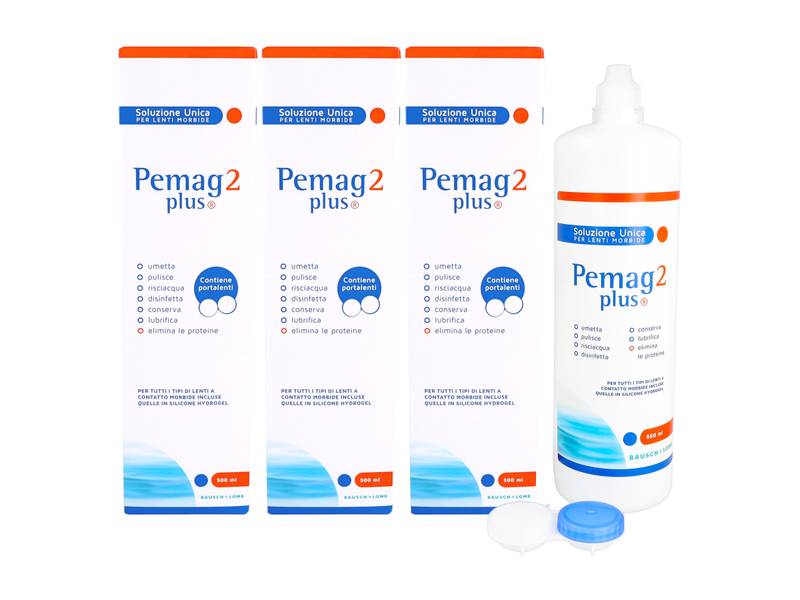 Soluzione Pemag 2 Plus 3 x 500 ml 