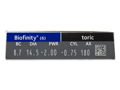 Biofinity Toric (6 lenti)