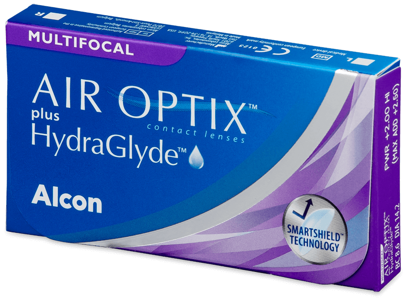 Air Optix plus HydraGlyde Multifocal (6 lenti)