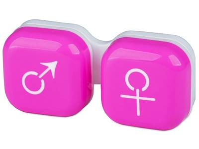 Astuccio portalenti Man Woman Pink