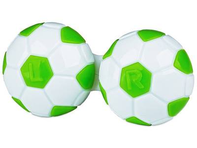 Astuccio porta lenti Football - green