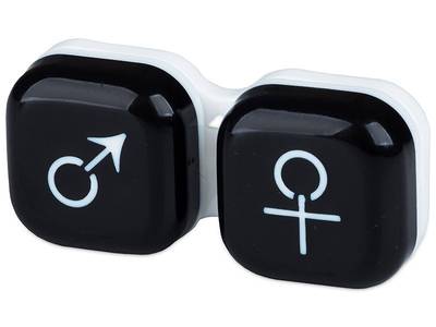 Astuccio porta lenti man&woman - black