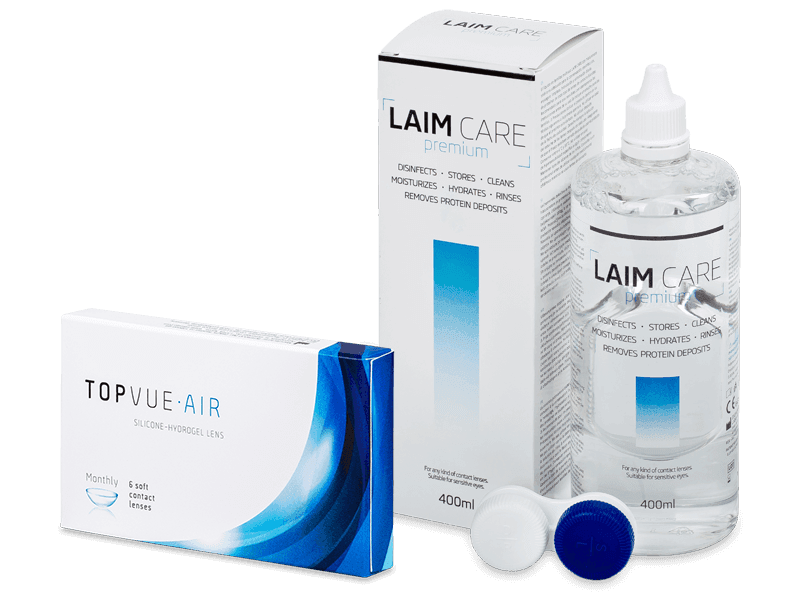 TopVue Air (6 lenti) + soluzione Laim Care 400 ml