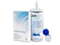 Clear All-Day (6 lenti) + soluzione Laim Care 400 ml