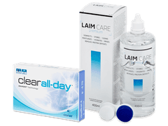 Clear All-Day (6 lenti) + soluzione Laim-Care 400 ml