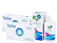 TopVue Monthly (2x6 lenti) + Gelone 100ml OMAGGIO