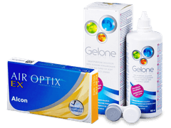 Air Optix EX (3 lenti) + soluzione Gelone 360 ml