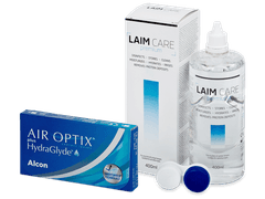 Air Optix plus HydraGlyde (6 lenti) + soluzione Laim-Care 400 ml