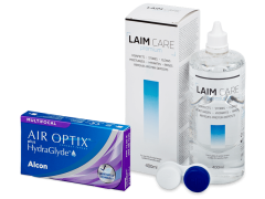 Air Optix plus HydraGlyde Multifocal (3 lenti) + soluzione Laim-Care 400 ml