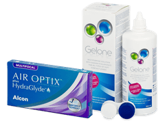 Air Optix plus HydraGlyde Multifocal (6 lenti) + soluzione Gelone 360 ml
