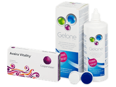 Avaira Vitality (6 lenti) + soluzione Gelone 360 ml