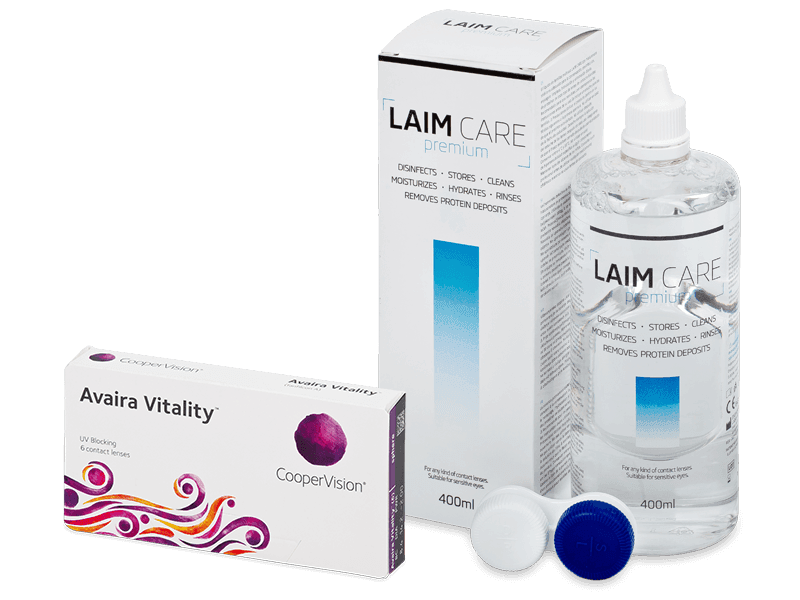 Avaira Vitality (6 lenti) + soluzione Laim Care 400 ml