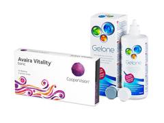 Avaira Vitality Toric (6 lenti) + soluzione Gelone 360 ml