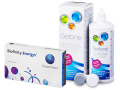 Biofinity Energys (3 lenti) + soluzione Gelone 360 ml