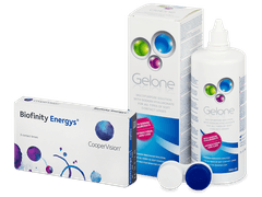 Biofinity Energys (3 lenti) + soluzione Gelone 360 ml